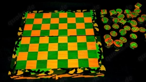 Militär Schachspiel Camouflage Muster Schachfiguren Reiseschachbrett Schachbrett Holz Chess Bild 10