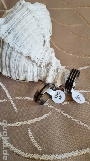 Wunderschöne Edelstahlringe - Neu !  Bild 3