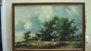 Wandbild "Landschaft Mittelalter"