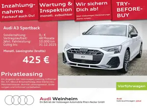 Audi A3 35 1.5 TFSI S line Rückfahrkamera L