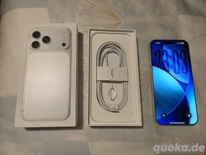 Apple iPhone 17 Pro Max   Wie neu, Silber, 256 GB, ohne