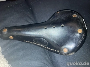 Gusti Leder, Fahrrad Sattel, echt Leder 