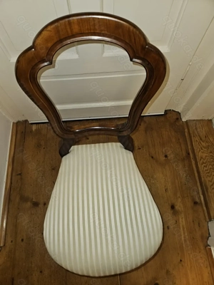 Antik! Stabiler, massiver Barock Stuhl, gepolstert, um 1880, restauriert! TOP!