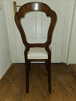 Antik! Stabiler, massiver Barock Stuhl, gepolstert, um 1880, restauriert! TOP! Bild 5