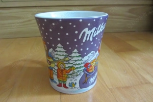 Milka Tasse Weihnachten Weihnachtstasse Editon Nr. 10 lila