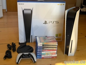 sony Playstation 5 CFi-1116A Disk edition mit 9 spiel und controller