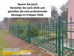 Zaune aus Polen,Metallzaune,Jetzt rabatt -15%