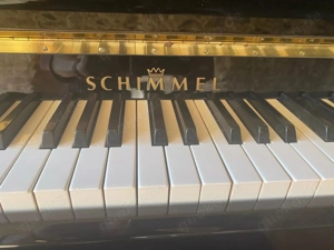 Klavier Schimmel 120 cm hoch, schwarz-hochglanz, gebraucht 1. Hand