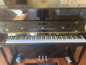 Klavier Schimmel 120 cm hoch, schwarz-hochglanz, gebraucht 1. Hand Bild 5