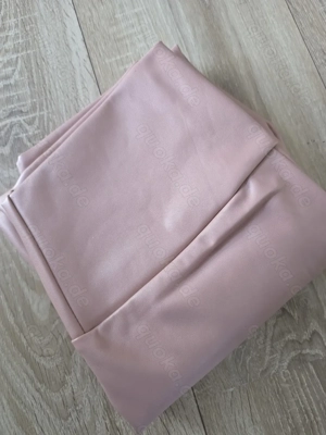 Verkaufe rosafarbene Lederleggings Gr. M