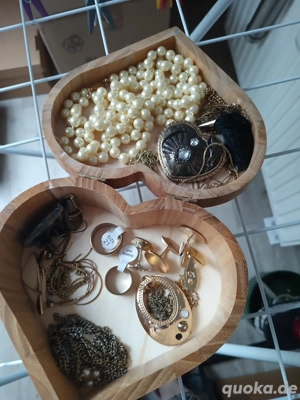 modeschmuck Set 14 Teile mit Schmuckdose 