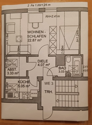 Dachgeschosswohnung am Sinnberg in Bad Kissingen