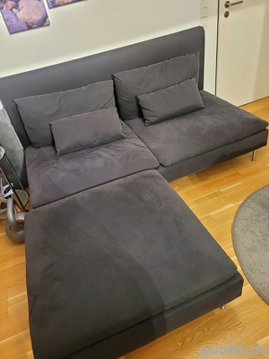 IKEA Söderhamn Doppelsofa + 2 Hocker