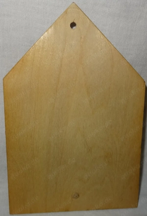 F Garderobe für Kinder Holz 20,5x13,5x0,04 Abbildung Hund mag ik mee uit? Bild 4