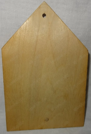 F Garderobe für Kinder Holz 20,5x13,5x0,04 Abbildung Hund mag ik mee uit? Bild 2