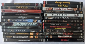25 versch. DVDs | X-Men, Hitman, American Gangster, Transformers, Jarhead, Pulp Fiction, Manitu