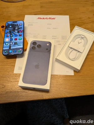 iPhone 17 Pro Max 256 GB Deep Blue   wie neu   Rechnung 