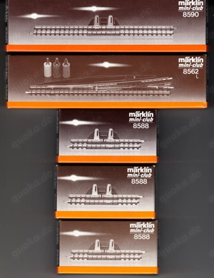 Märklin Modelleisenbahn Zubehör- Spur Z Weiche und Funktionsgleise in OVP