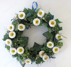 Dekoration Türkranz Gänseblümchen sehr guter Zustand