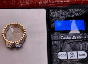 750 gold Ring Diamanten 2,20 Carat Massiv 14,92 Gramm Schwer 18 Kt Solitär 750er