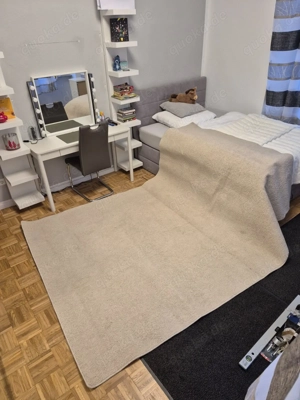 Teppich IKEA - STOENSE Kurzflor, elfenbeinweiß, 200x300 cm