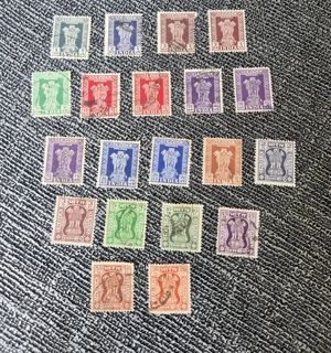 Verschiedene Briefmarken aus Indien 