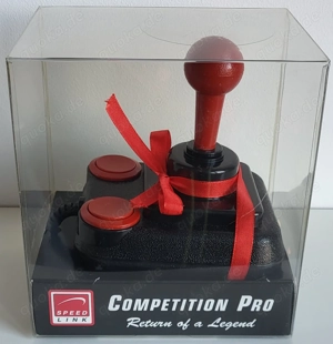 Speedlink Competition Pro Extra USB Joystick, Schwarz-Rot - NEU!