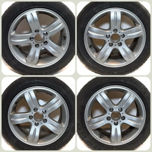 Mercedes A B C E Klasse W204 W212 W169 W245 Alu-Felgen LK 5x112 ET45 Reifen 16"