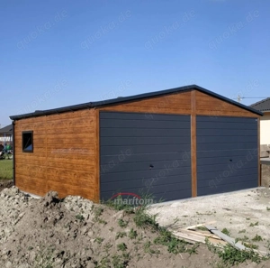 Blechgarage Autogarage Premium Fertiggarage Aufbau Gratis