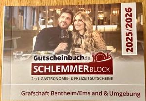 Schlemmerblock 2026 Grafschaft Bentheim   Emsland *neu*