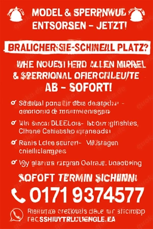  Möbel & Sperrmüll jetzt abholen lassen   SOFORT!