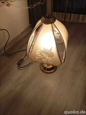 Tischlampe aus Glas 