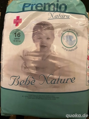 Premio Natura Beb  Nature Windeln Gr. 6 (18-30 kg) - neu
