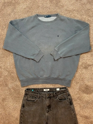 Ralph Lauren Vintage Crewneck Sweatshirt Sweater Pullover Grau