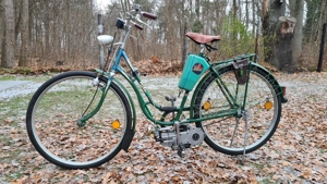 Oldtimer Damenfahrrad Mifa mit Hilfsmotor "Steppke"