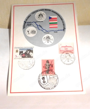 Feuerwehmänner an der Donau 05.05.1990