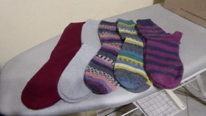 Unisex Schur- Woilsocken   5 Paar