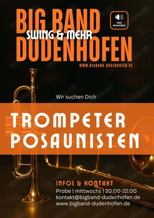 Big Band sucht Trompeter & Posaunisten