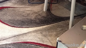 Teppich Bordorot-grau 210 160