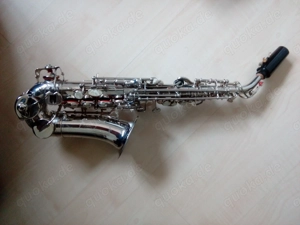 Saxophon Sopran, gebogen silber Selman Sernr. 885935 Bild 4