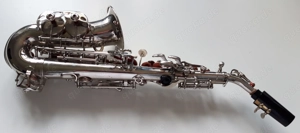 Saxophon Sopran, gebogen silber Selman Sernr. 885935