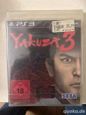 yakuza 3 ps3 game ovp neu 