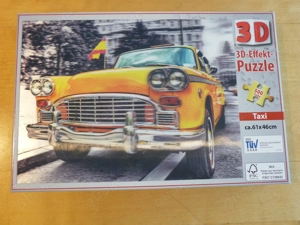 3D Effekt Puzzle 500 Teile "Taxi", 61x46 cm
