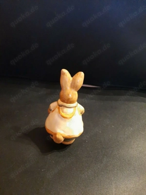 Osterhasen Figur Hase Keramik 10cm hoch Bild 3
