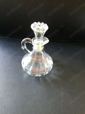 Flasche für Cognac, Weinbrand etc. Ca. 13cm hoch  Auch für Essig,