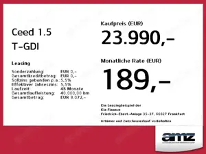 Kia Ceed / cee'd Ceed 1.5 T-GDI  Spirit **Gewerbeangebot**