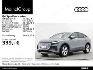 Audi Q4 e-tron Q4 Sportback 40 e-tron AHK Navi SHZ Kamera SONOS
