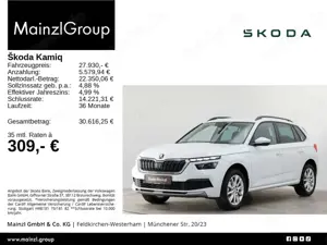 Skoda Kamiq 1.5 TSI Tour Virtual CarPlay ACC SHZ Kam.