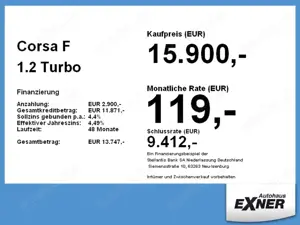Opel Corsa F 1.2 Turbo GS ACC+Alcantara+LED+Navi Bild 3