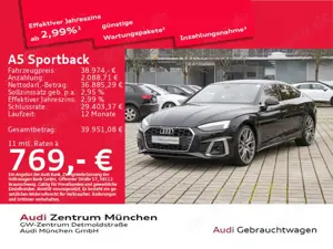 Audi A5 40 TDI S tronic 2x S line Pano/Matr